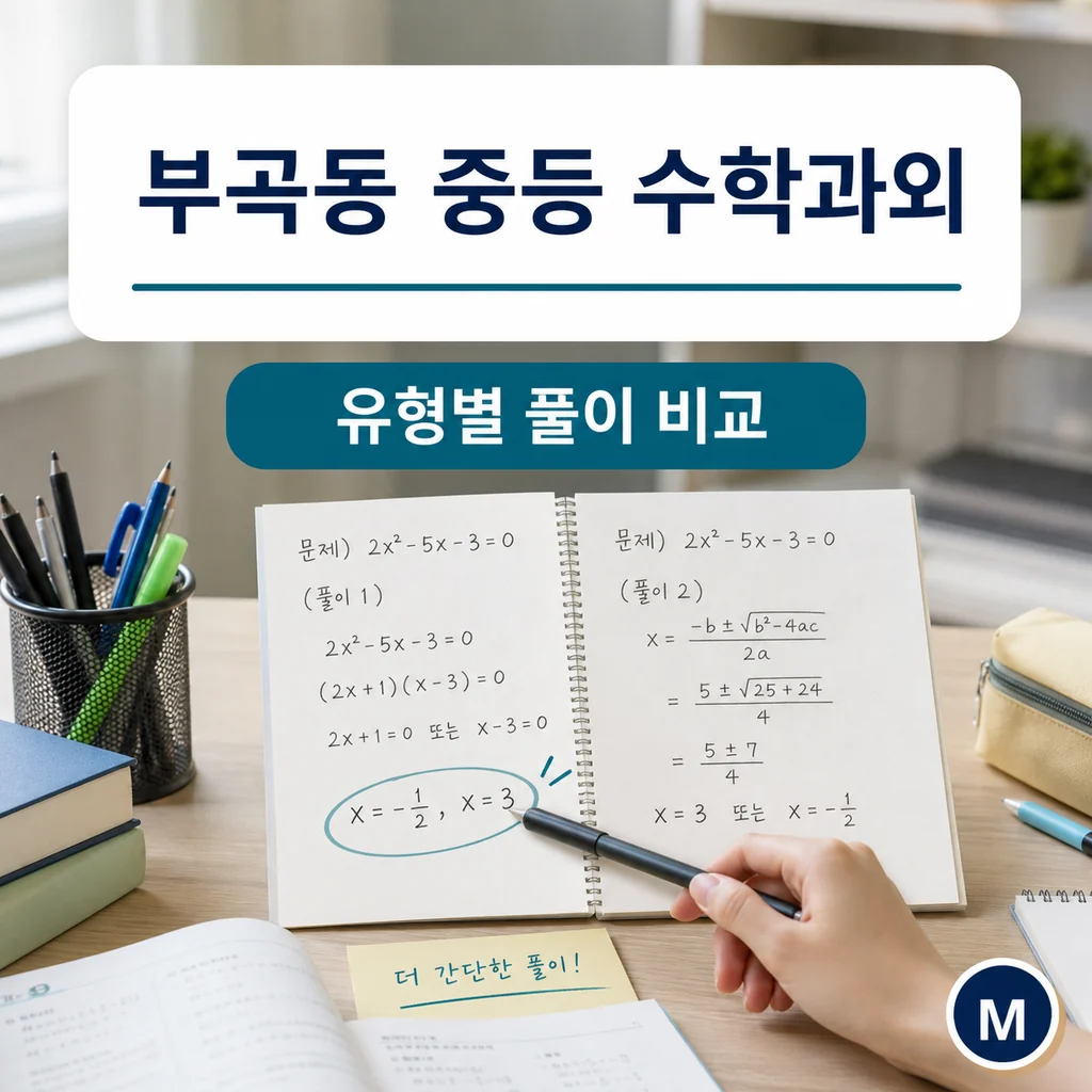 부곡동 중학생 중등 수학과외 학습정보