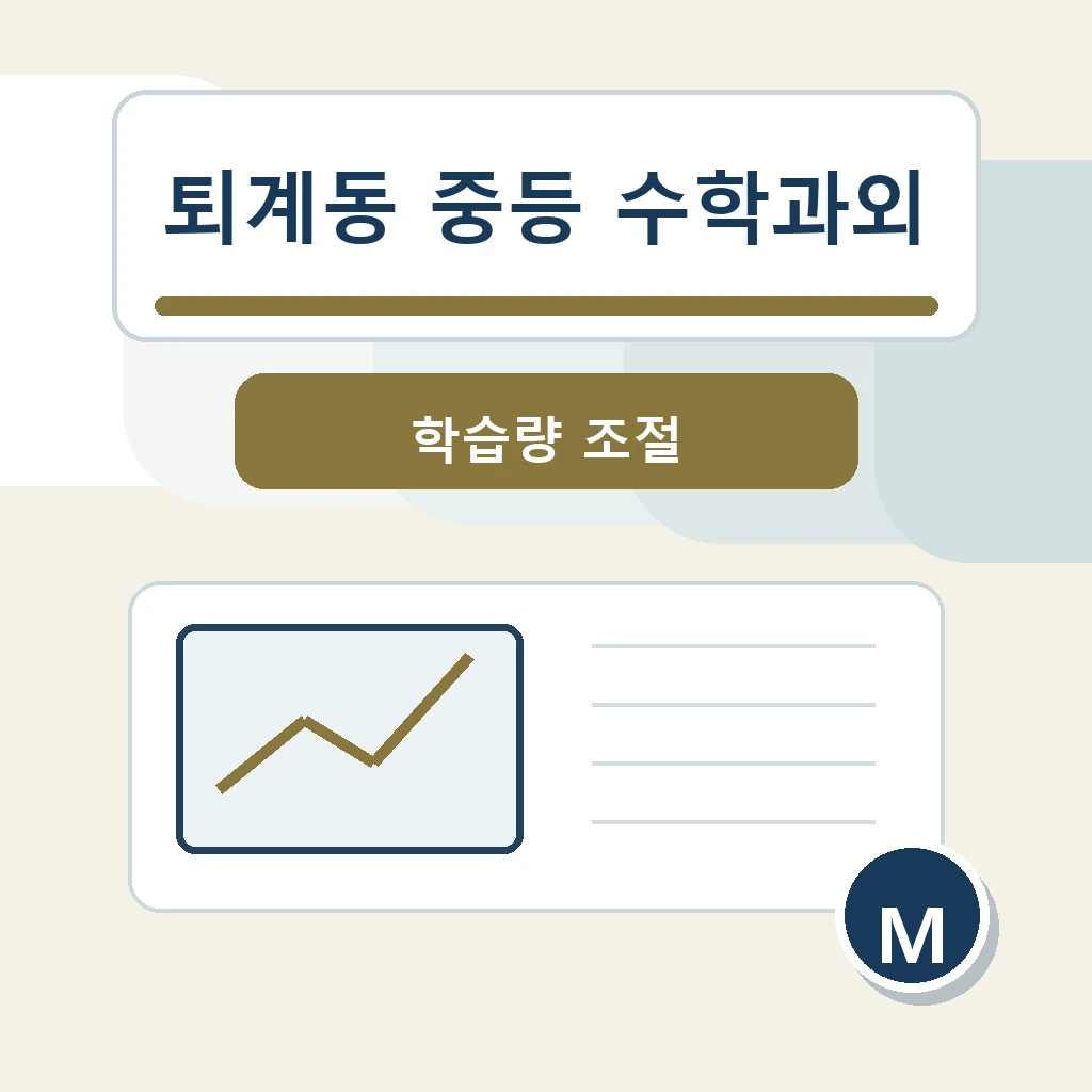 퇴계동 중학생 중등 수학과외 학습 장면