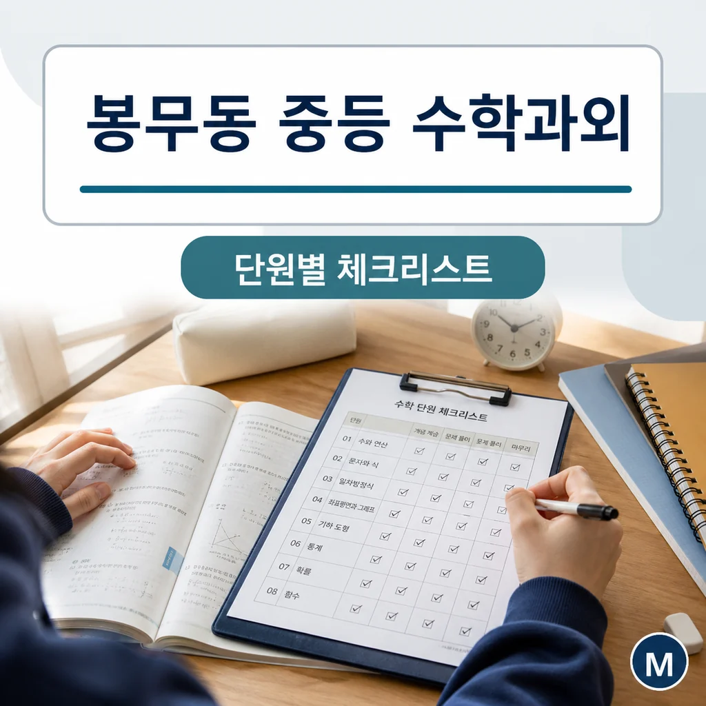 봉무동 중학생 중등 수학과외 학습정보