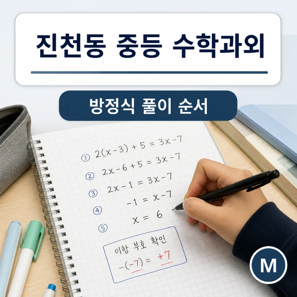 진천동 중학생 중등 수학과외 학습정보