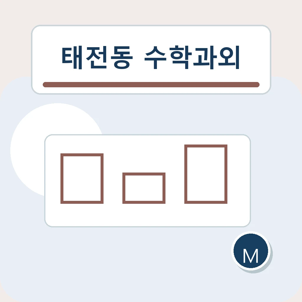 태전동 수학과외 시험 시간 배분 학습정보