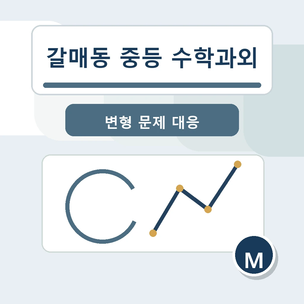 갈매동 중학생 중등 수학과외 학습정보