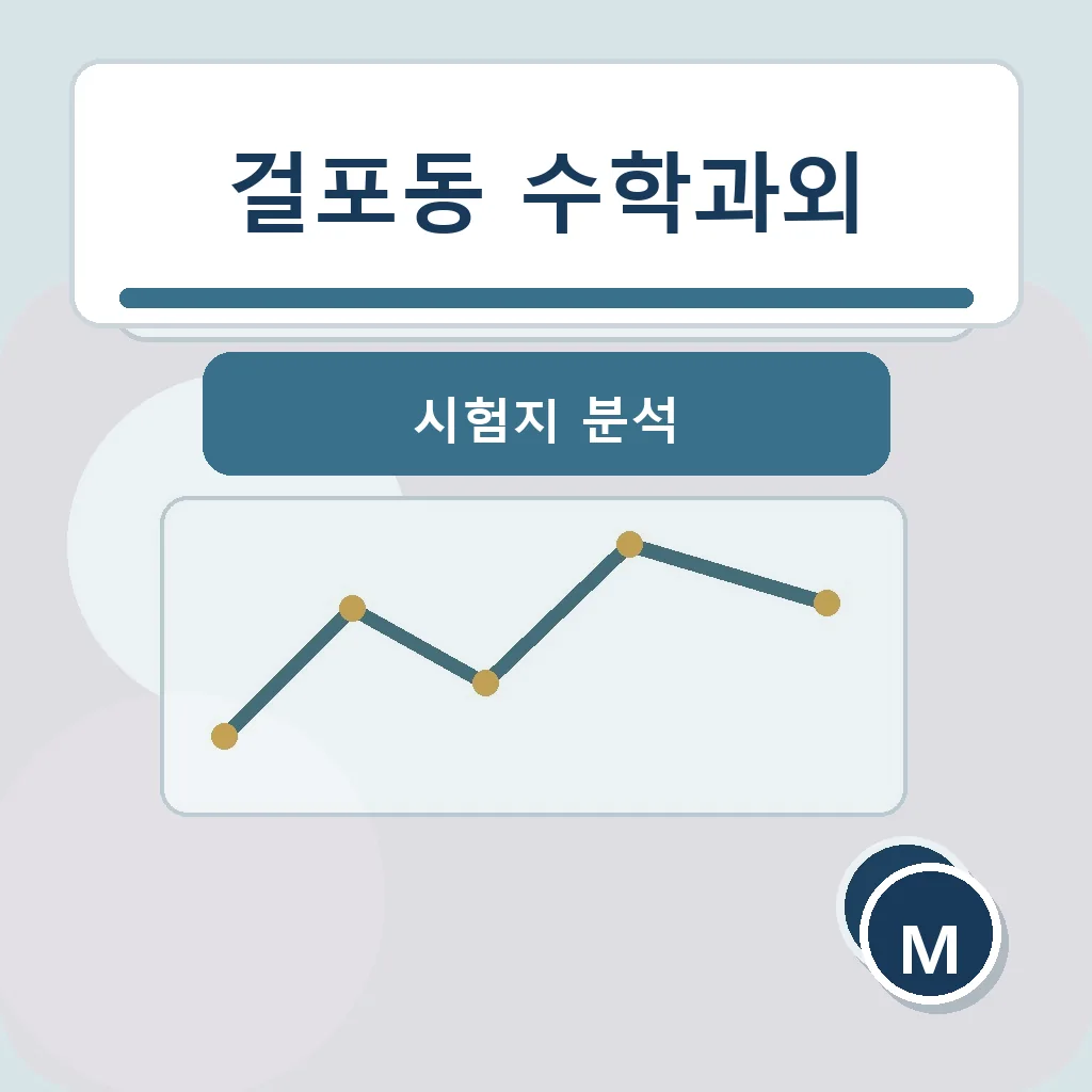 걸포동 수학과외 시험지 분석 학습정보