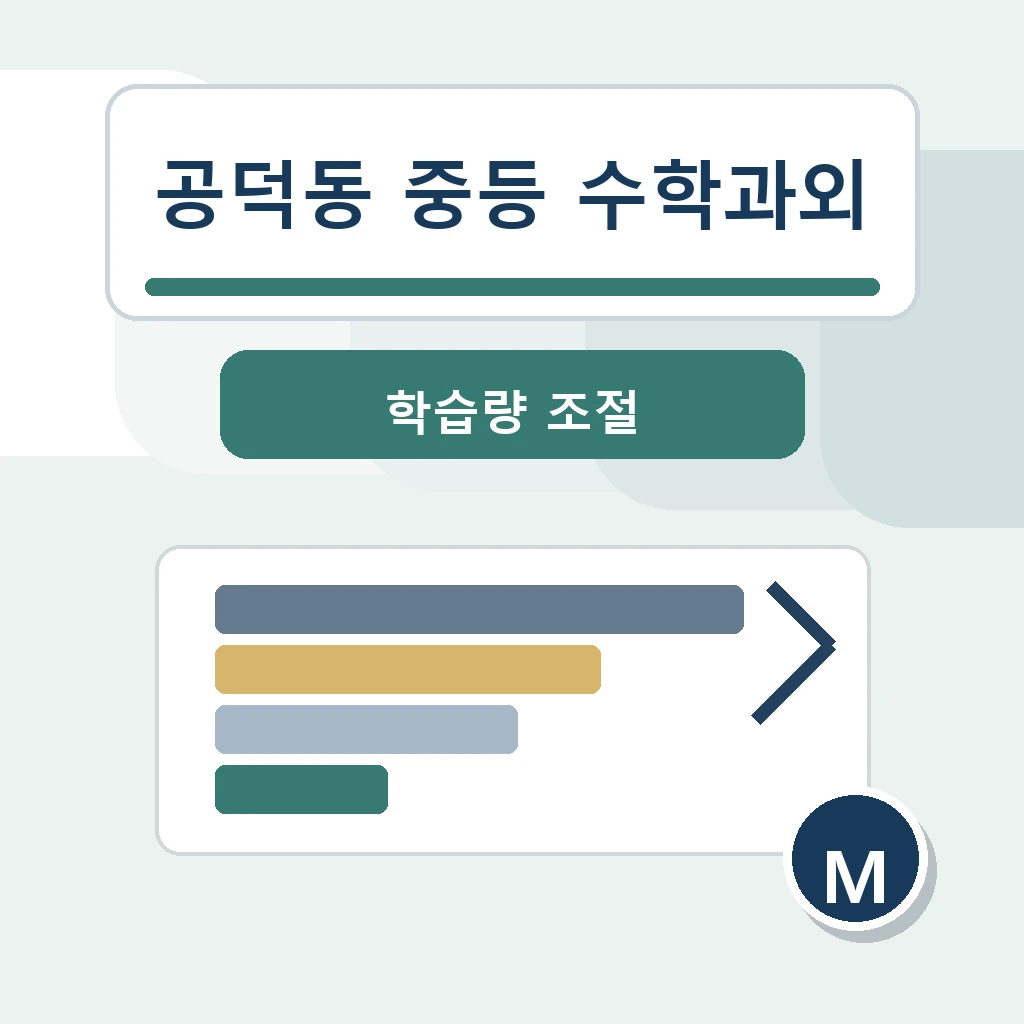 공덕동 중학생 중등 수학과외 학습 장면