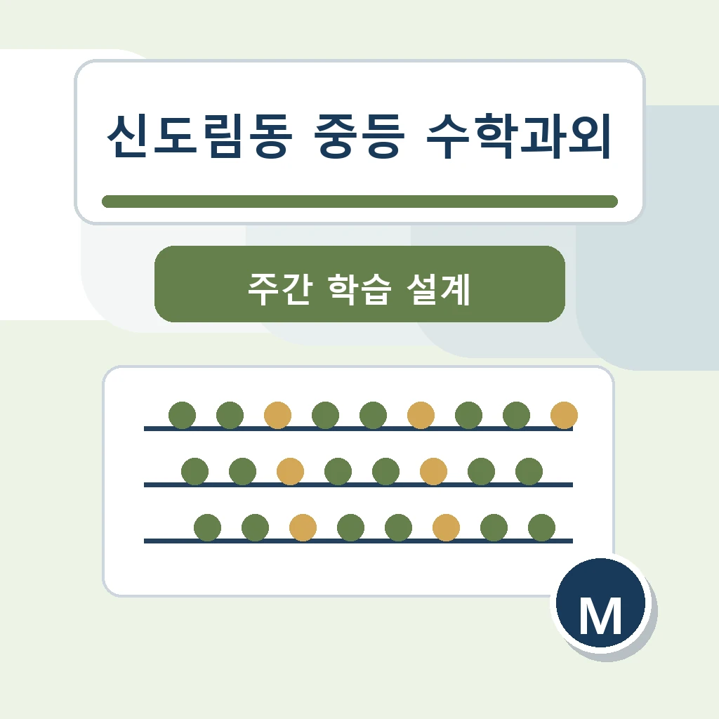 신도림동 중학생 중등 수학과외 학습 장면