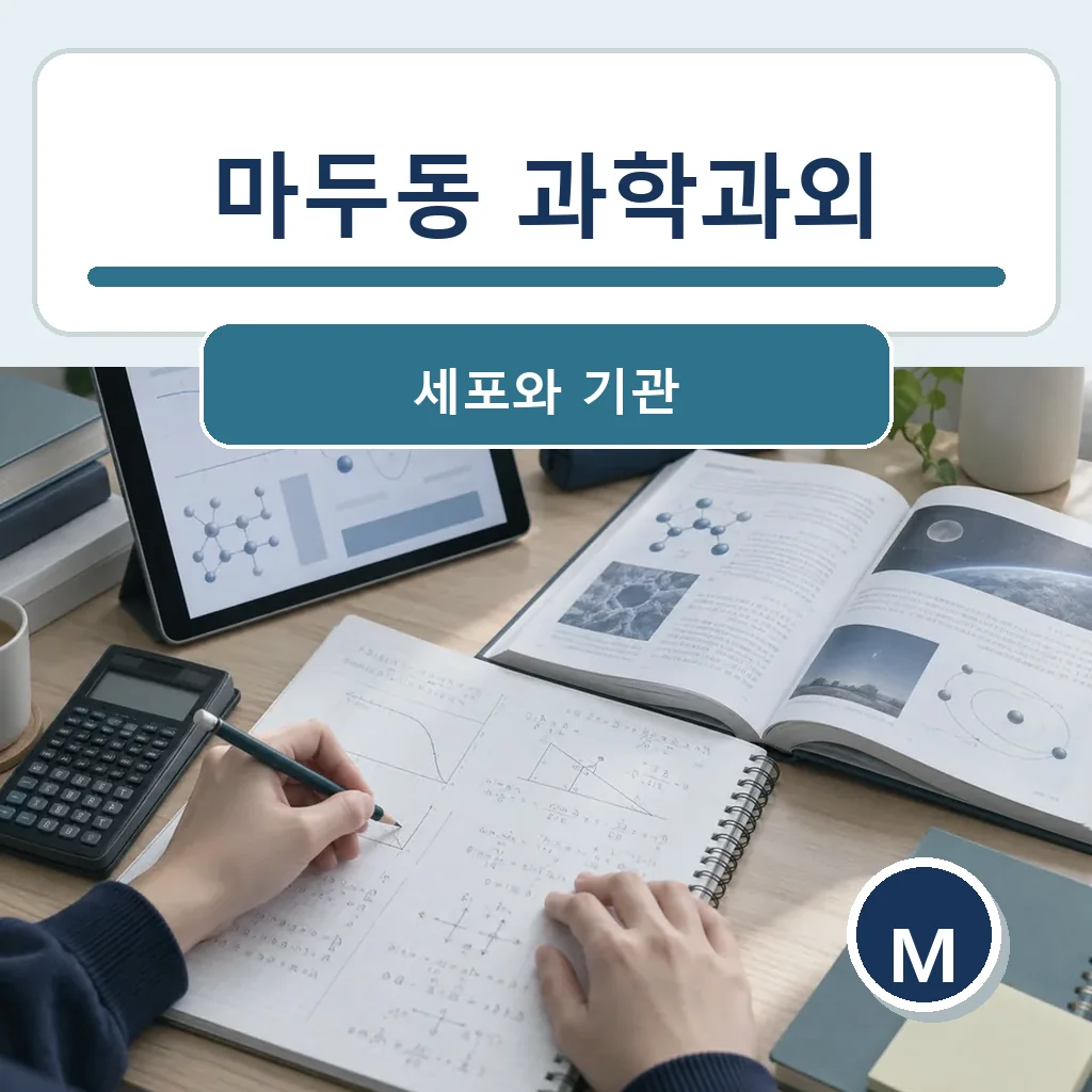 마두동 과학과외 세포와 기관 학습정보