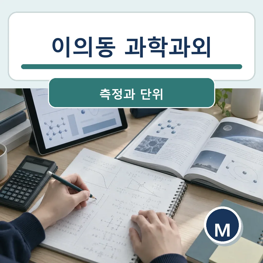 이의동 과학과외 측정과 단위 학습정보