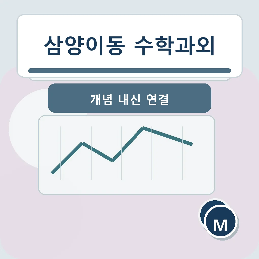 삼양이동 수학과외 개념 내신 연결 학습정보