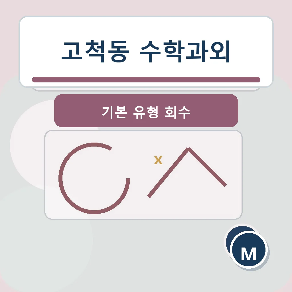 고척동 수학과외 기본 유형 회수 학습정보