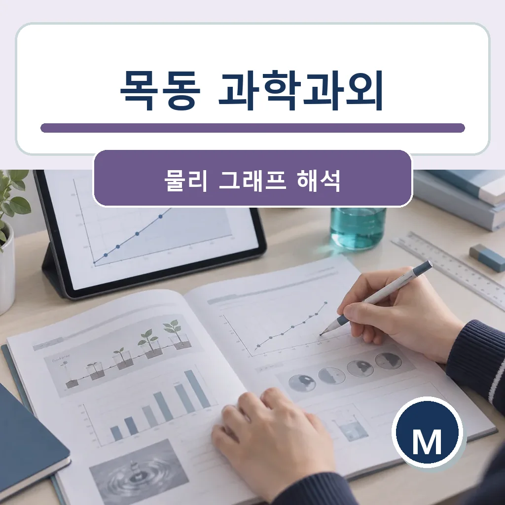 목동 과학과외 물리 그래프 해석 학습정보