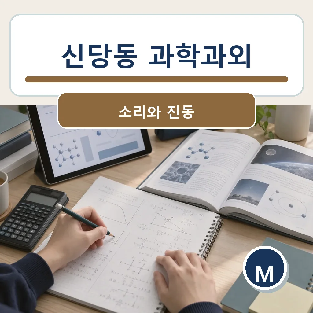 신당동 과학과외 소리와 진동 학습정보