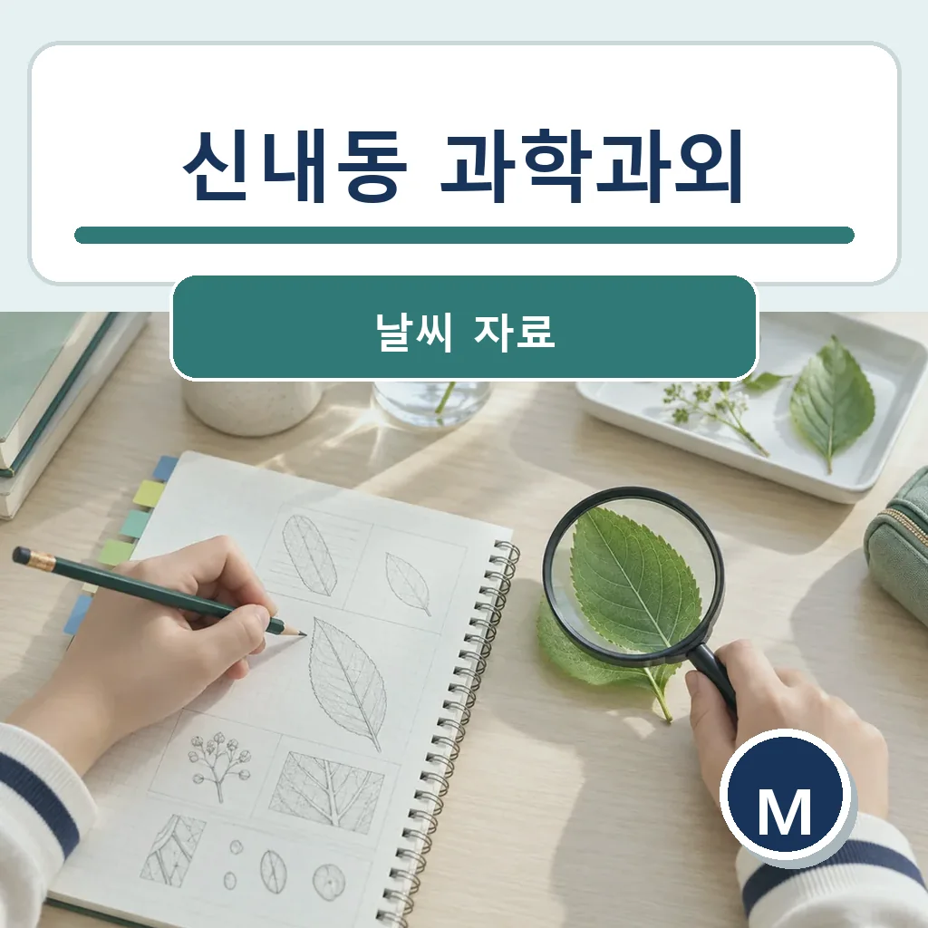 신내동 과학과외 날씨 자료 학습정보
