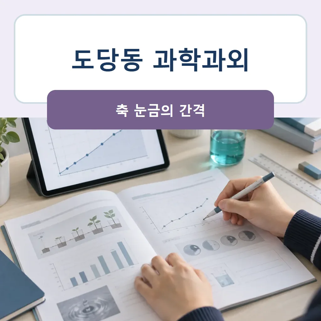 도당동 과학과외 대표 썸네일 · 축 눈금의 간격