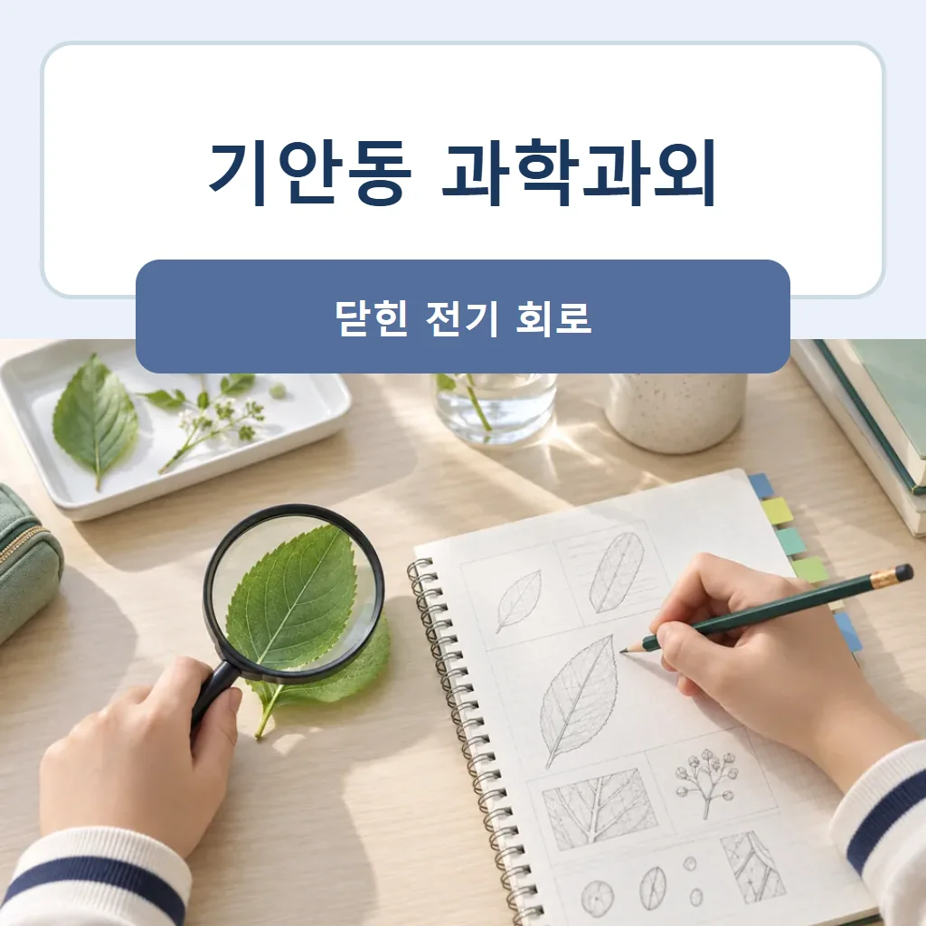 기안동 과학과외 대표 썸네일 · 닫힌 전기 회로