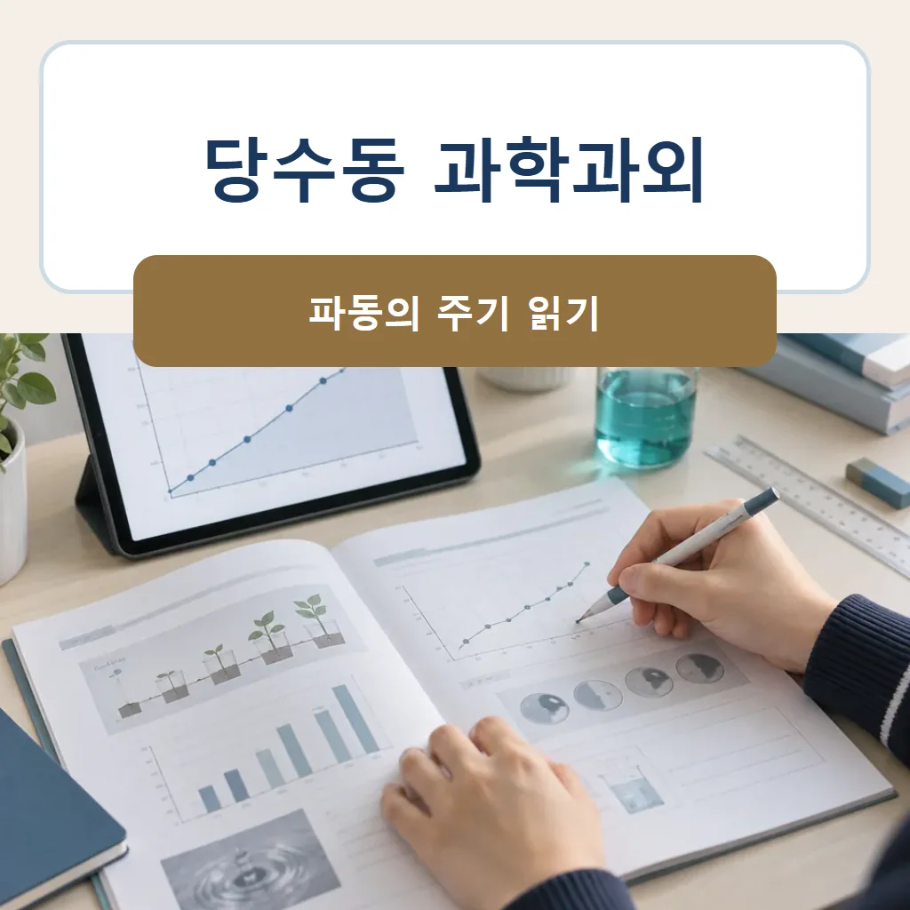 당수동 과학과외 대표 썸네일 · 파동의 주기 읽기
