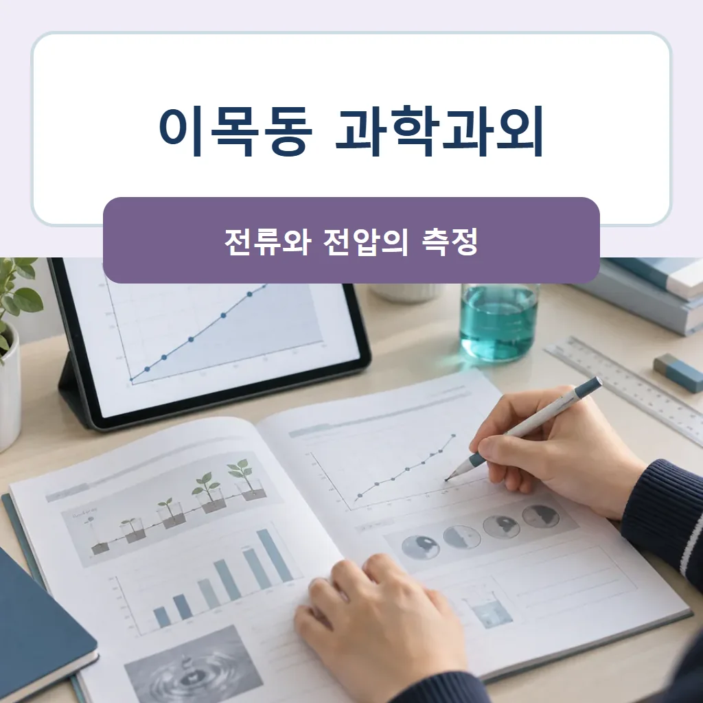 이목동 과학과외 대표 썸네일 · 전류와 전압의 측정