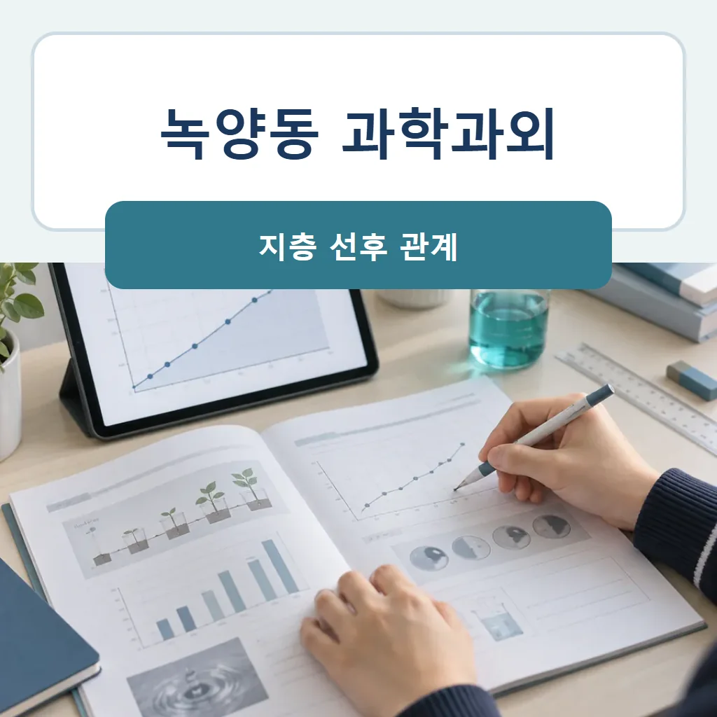 녹양동 과학과외 대표 썸네일 · 지층 선후 관계