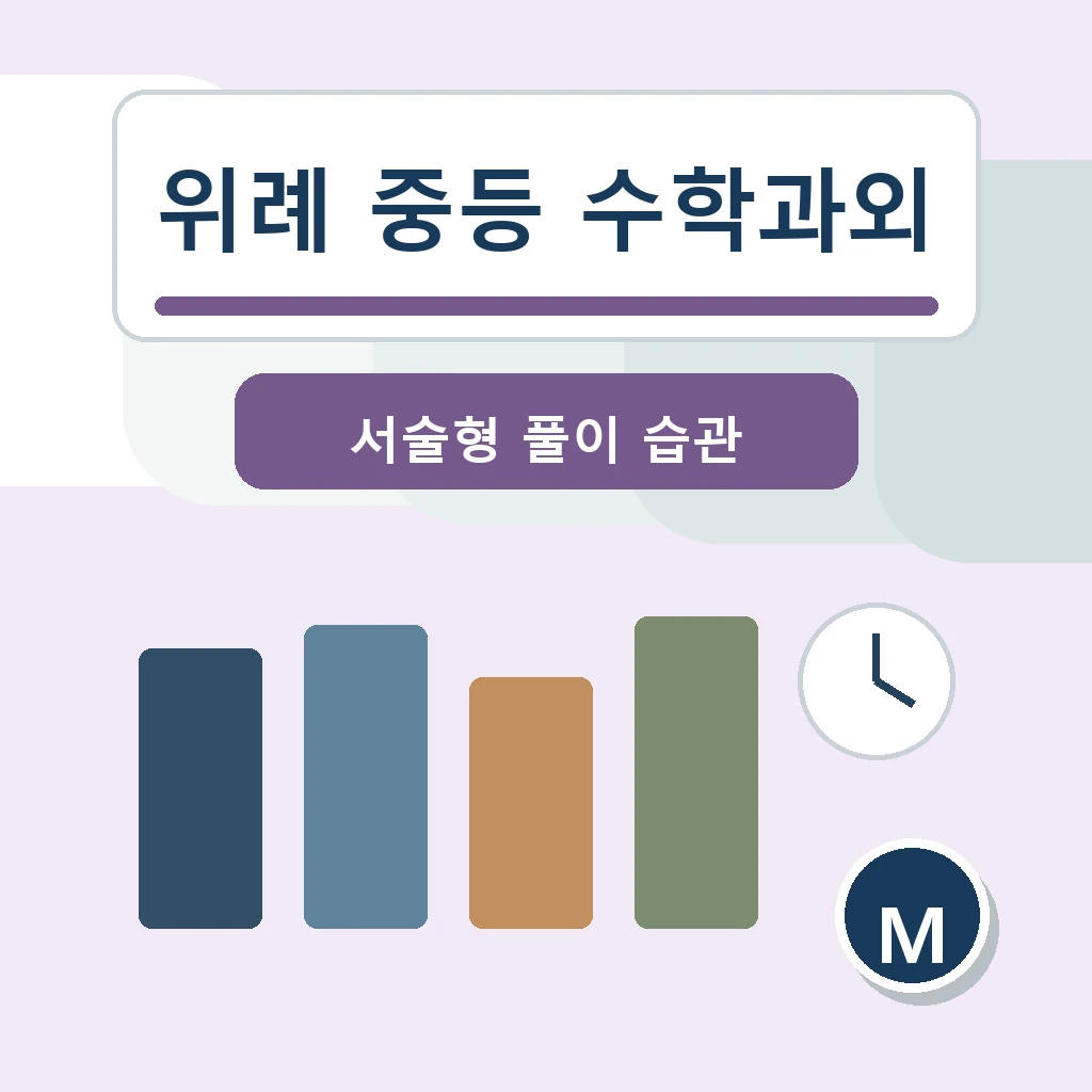 위례 중학생 중등 수학과외 학습정보